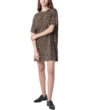 Anine Bing Short Dresses - Brown