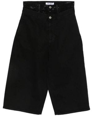 The Attico Denim Shorts - Negro