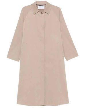 Harris Wharf London Single-Breasted Coats - Natural