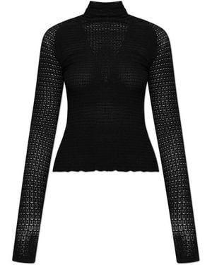 Lanvin Long Sleeve Tops - Black