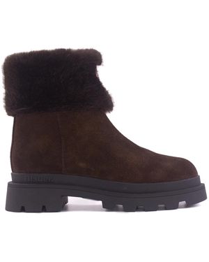 Blauer Schoenen ,Bruin ,Leer Kimmel 10 Enkelboot