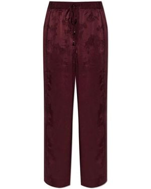 Ganni Wide Trousers - Morado