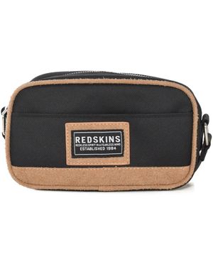 Redskins Borsa a tracolla - logo ricamato - Nero