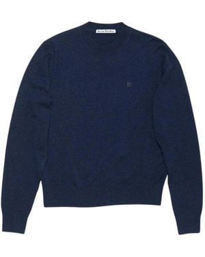 Acne Studios Round-Neck Knitwear - Blue