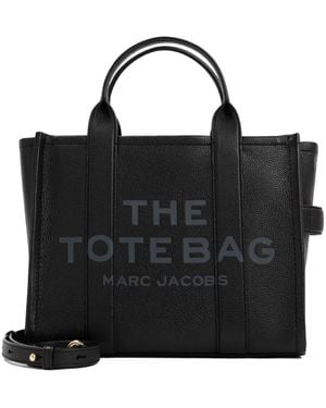 Marc Jacobs The Leather Medium Tote Bag - Schwarz