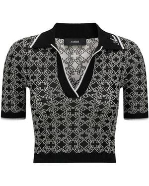 Amiri Polo Shirts - Black