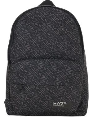 EA7 Nylon Rucksack - Schwarz