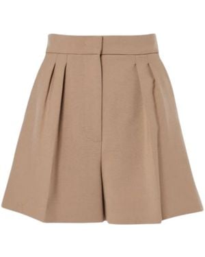 Max Mara Short Shorts - Naturel