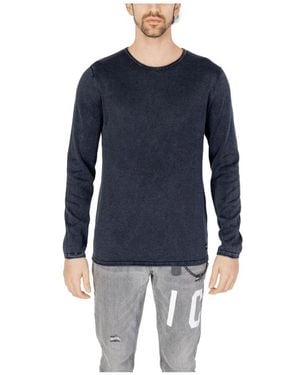 Jack & Jones Round-Neck Knitwear - Blue