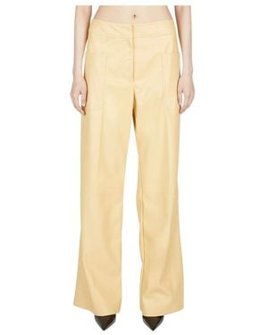 Stella McCartney Leather Trousers - Yellow