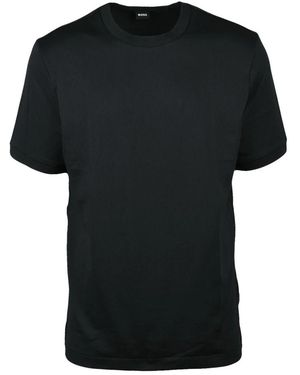 HUGO Tops ,Zwart ,Katoen Tessuto Tecnico T-Shirt