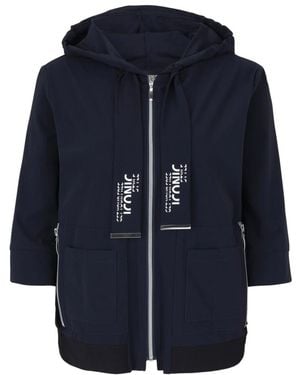Doris Streich Zip-Through-Jacke - Blau