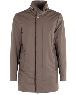 Moorer Jassen ,Blauw ,Leer Bracci-Skt - Bruin