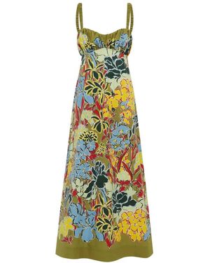 ALÉMAIS Maxikleid Mit Herz-Ausschnitt - Gelb
