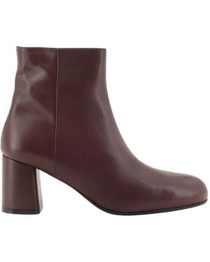 Atp Atelier Schoenen ,Bruin ,Leer Heeled Boots