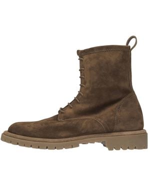 Officine Creative Lace-Up Boots - Marrone