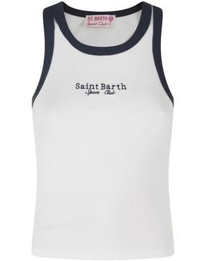 MC2 Saint Barth Sleeveless Tops - Blue