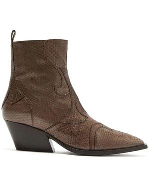 Maliparmi Cowboy Boots - Brown