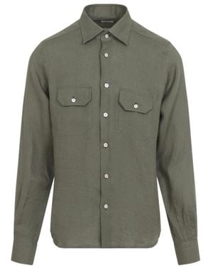 Kiton Casual Hemden - Groen