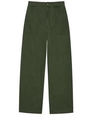 Anine Bing Wide Trousers - Verde