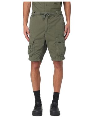 Alpha Industries Stylische Cargo Shorts Mit Taschen - Grün