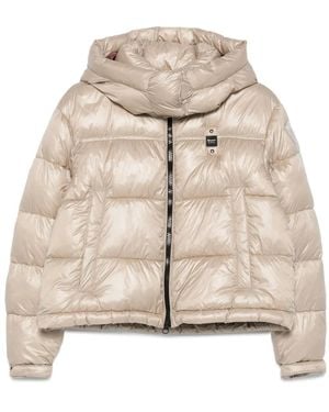 Blauer Gloria Puffer Hooded Jacket - Naturel
