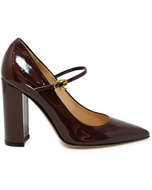 Gianvito Rossi Ribbon Jane Pump - Braun