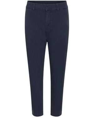Kaffe Slim-Fit-Hose - Blau