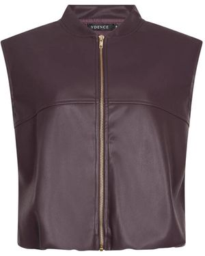 Ydence Fs2655 Inez Gilet - Paars