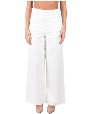 Max Mara Wide Trousers - Blanc