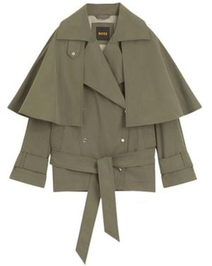 BOSS Trench Coats - Verde