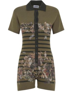 Jean Paul Gaultier Playsuits - Green