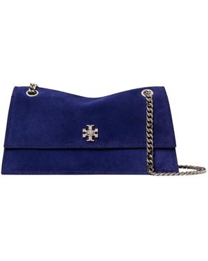 Tory Burch Tassen ,Blauw ,Katoen Kira Schoudertas