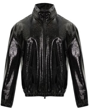 Courreges Jas Met Opstaande Kraag - Zwart