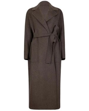 Max Mara Belted Coats - Marrón