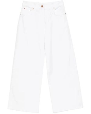 Aspesi Cropped Jeans - Blanco