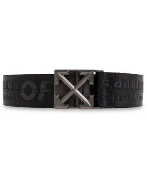 Off-White c/o Virgil Abloh Accessoires ,Zwart ,Logo Belt