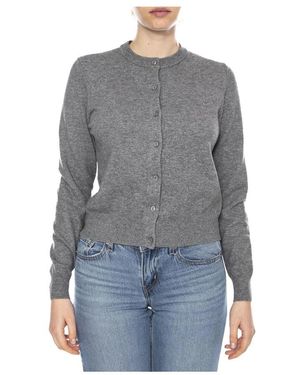 Levi's Truien & Vesten ,Grijs ,Katoen Supersoft Crewneck Cardigan