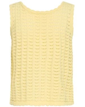 Ichi Sleeveless Tops - Jaune
