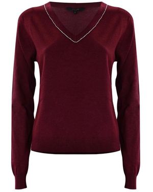 Kocca V-Neck Sweatshirt - Lila
