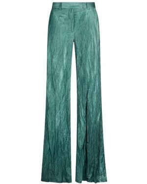 Roberto Cavalli Wide Trousers - Verde