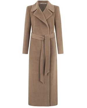 Tagliatore Belted Coats - Neutro