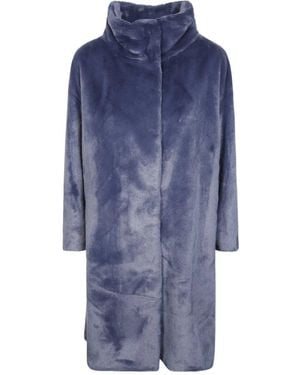 Herno Faux Fur & Shearling Jackets - Bleu