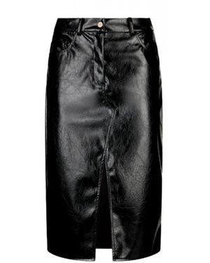 Liu Jo Glossy Five-Pocket Rok - Zwart