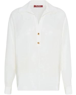 Max Mara Overhemden ,Wit ,Camicia Polo