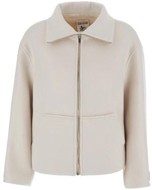Semicouture Jassen ,Wit ,Light Jassen - Naturel