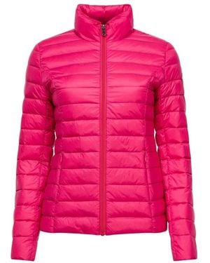 J.O.T.T Leichte taillierte daunenjacke - rosen - Pink