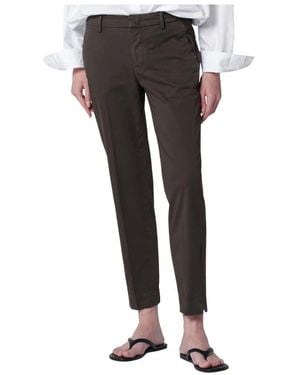 PT Torino Cropped Pants - Brown