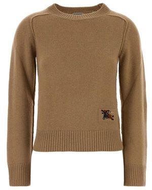Burberry Truien & Vesten ,Bruin ,Nylon Truien