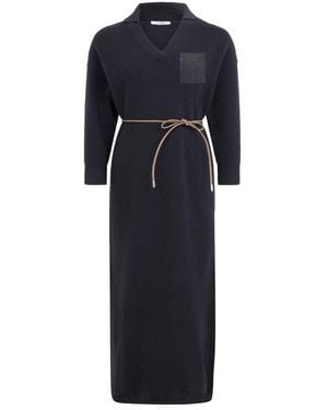 Peserico Knitted Dresses - Blue